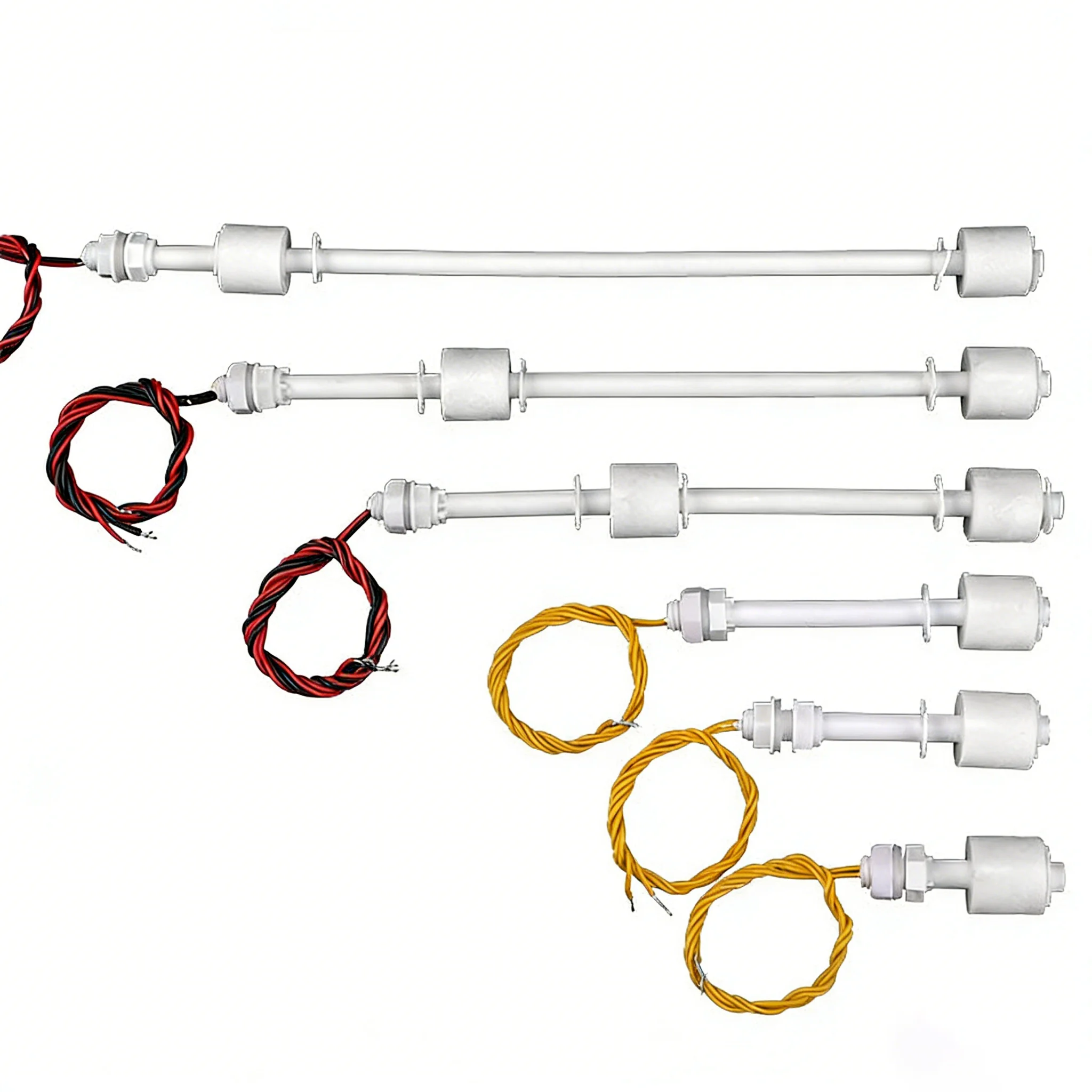Anti-Corrosion PP Float Switch Double Water Level Sensor For Water Tower Tank Automatic Liquid Level Induction