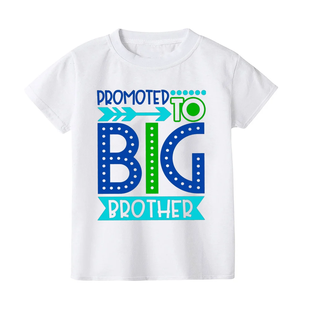 Kids T-Shirt 2024 Becoming Big Brother Chhild T-shirt Baby Announcement Shirts Boy Clothes Toddler T Shirt Tops Kid Outfits