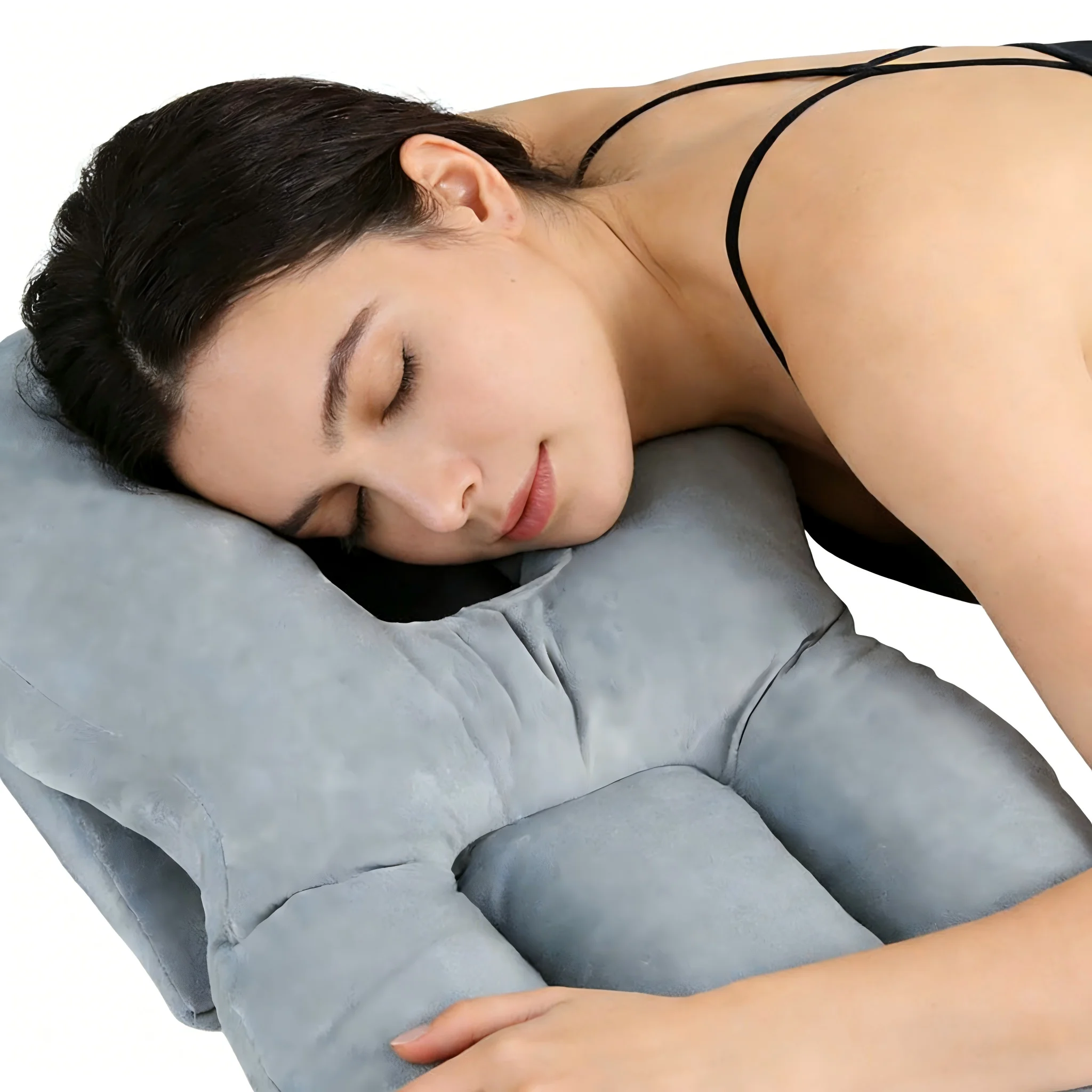 

Eye Surgery Recovery Face Down Pillow AliExpress Hot Sale Adjustable Airflow Soft Support Stomach Sleeping Pillow For Small Face