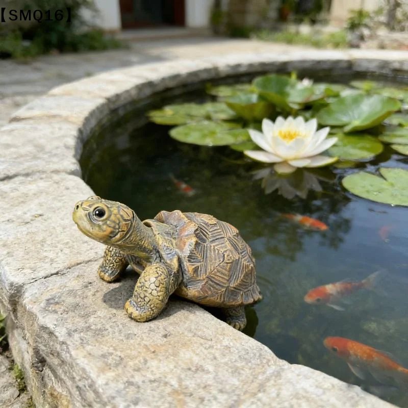 Tortoise Figure Plant Pot Hanger, Resin Hanging Turtle Statue Plant Decora Cute Turtle Statue Figurines Planter Pot Hangers【SMQ】