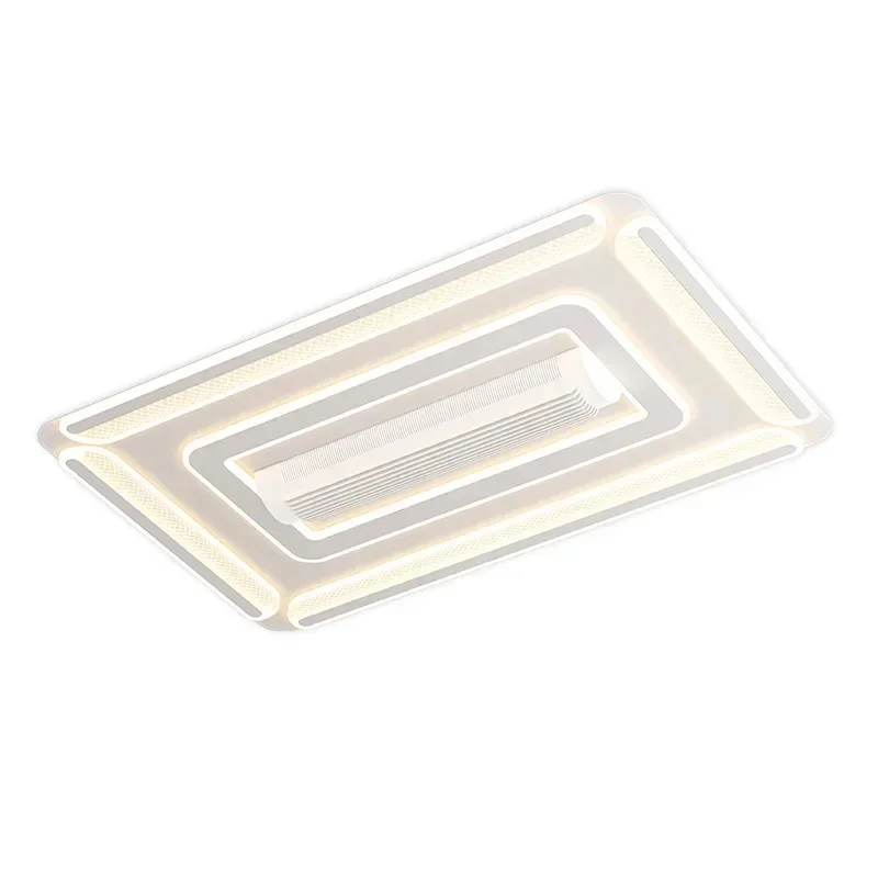 

Intelligent voice, anti-blue light, roller bladeless fan light, strong air supply, silent living room bedroom, ceiling fan light