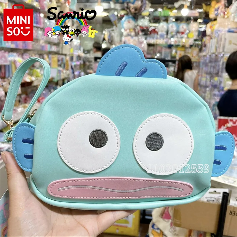 

MINISO Sanrio New Cosmetic Bag 3D Cartoon Cute Women's Cosmetic Bag Luxury Brand Fashion Storage Bag Large Capacity High Quality