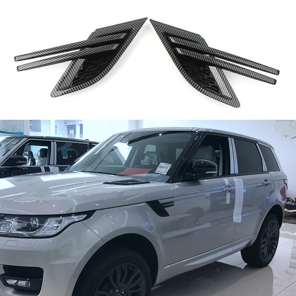 

1 Pair Side Fender Vent Grille Trim For Land Rover Range Rover Sport 2014 2015 2016 2017 Car Accessories