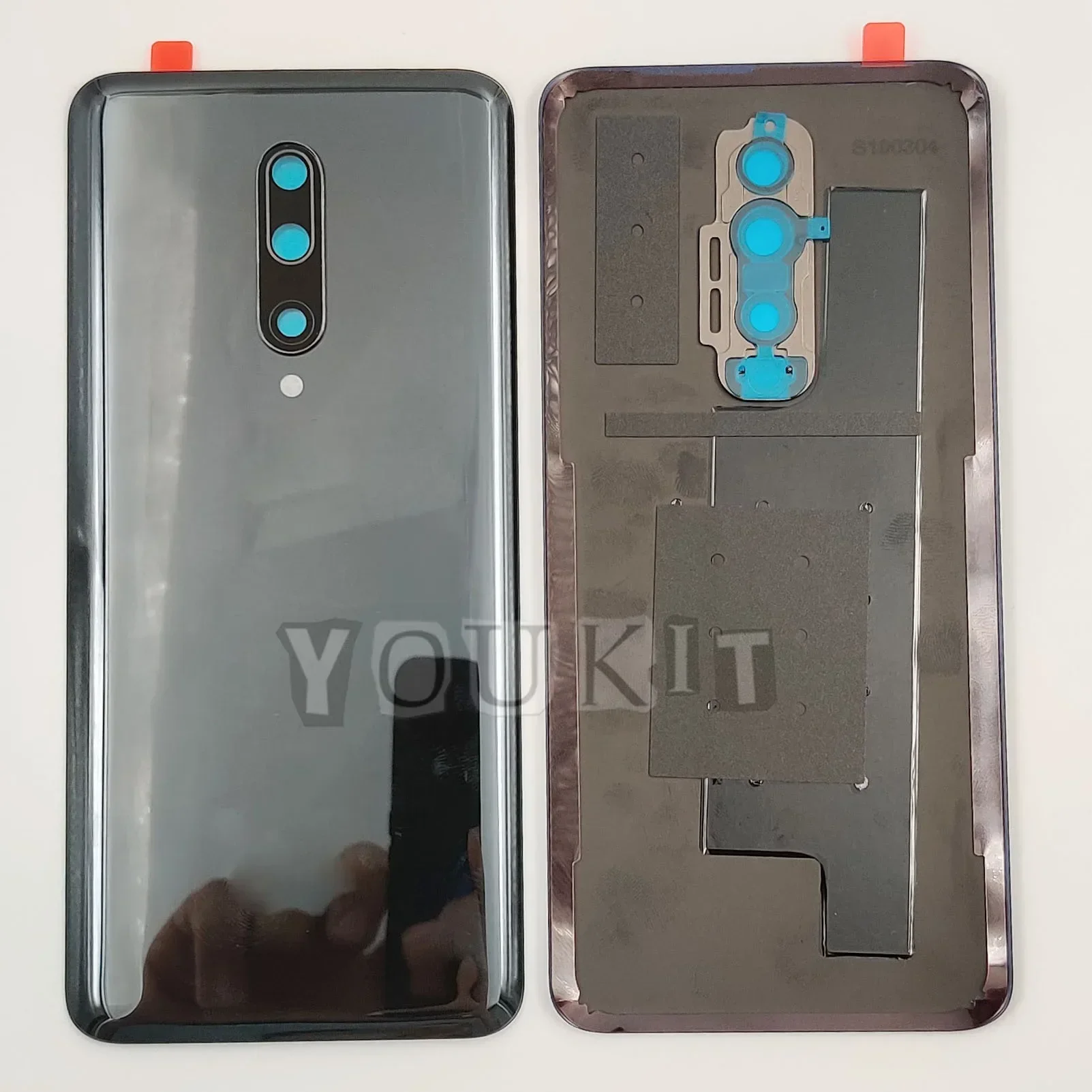 A+++ Gorilla Glass For OnePlus 7 Pro Battery Cover Hard Back Door Lid Rear Housing Case Shell With Camera Lens Adhesive Sticker