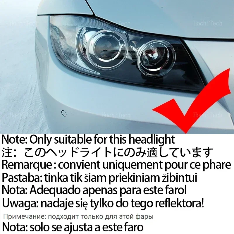 For BMW 3 Series E90 E91 Pre-LCI 2005-2008 RGB Dynamic Revolving Angel Eyes LED APP control Sequential Flowing Multicolor Rings