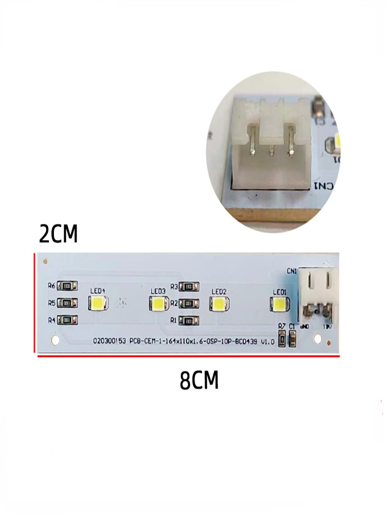 Suitable for Skyworth Refrigerator Refrigerator Lighting Strip LED Lighting Board Accessories BCD-435WY010300153