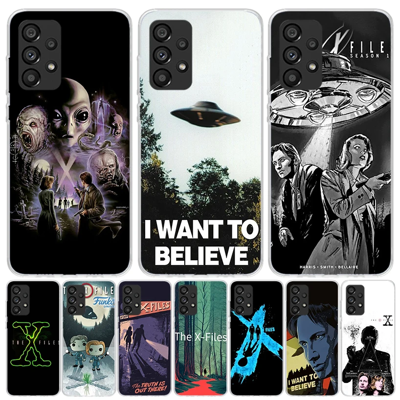 The X Files I Want to Believe For Samsung Galaxy A15 A14 A13 A12 A55 A54 A53 A52 Phone Case A32 A35 A34 A33 A25 A24 A23 A22 A04S