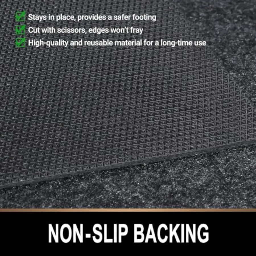 Tapis de déversement d'huile Tampon d'huile absorbant de qualité supérieure 7,4 x 8,4 pi. Contient des liquides protège le sol du garage contre les déversements, les gouttes, les éclaboussures et le sta