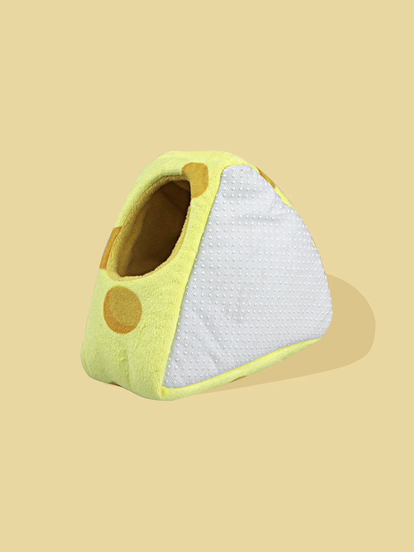 Cute Cheese Shaped Hamster Bed House, Hedgehog Hideout Nest Small Pet Winter Warm Cage Accessories