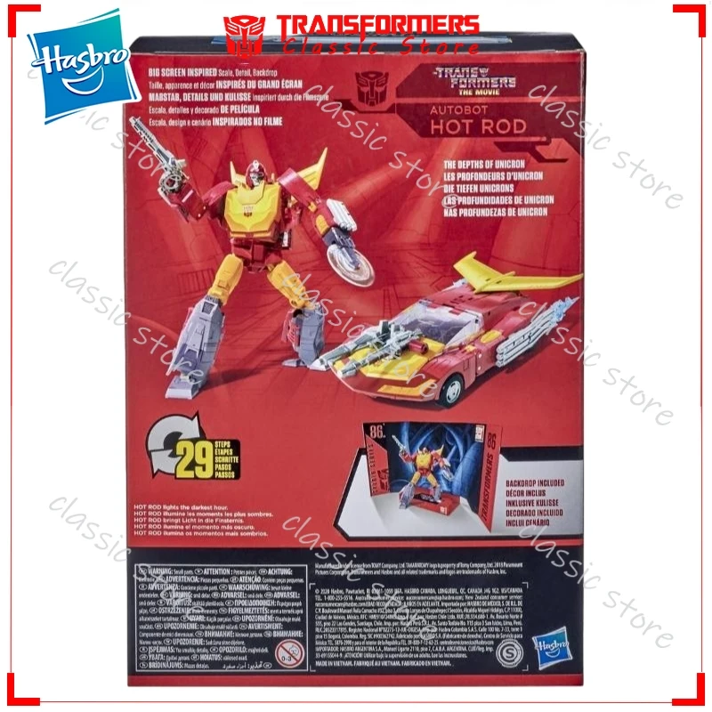 Na Stanie Klasyczne Transformers Zabawki Studio Series Voyage Class SS-86-04 Hot Rod Cybertron Autoboty Figurki Kolekcjonerskie
