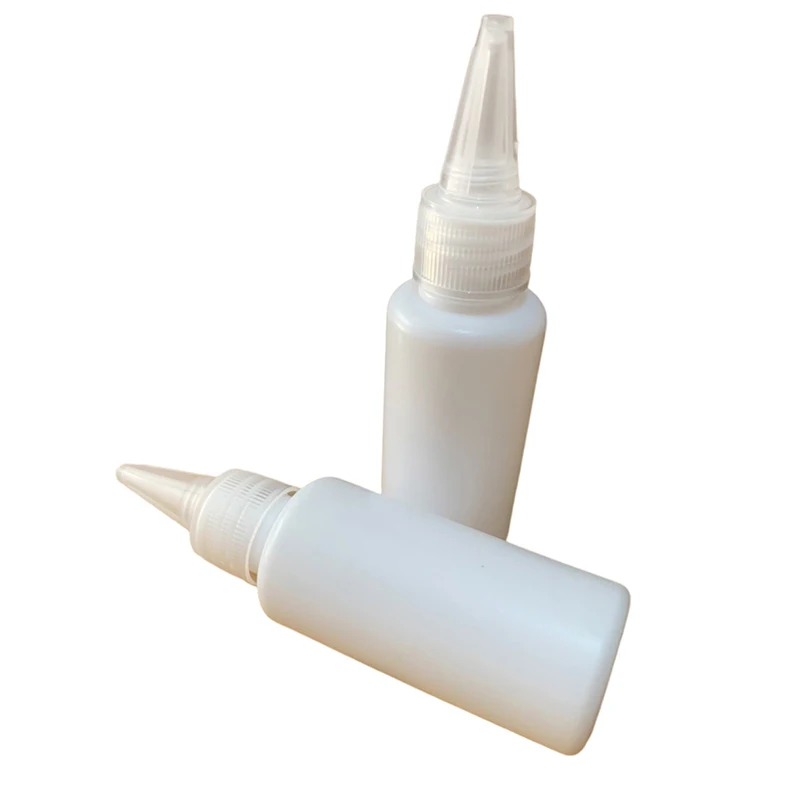 50ML Wholesale Eyes Ear Liquid Dropper Refillable Bottles Empty Plastic Squeezable Travel Paint