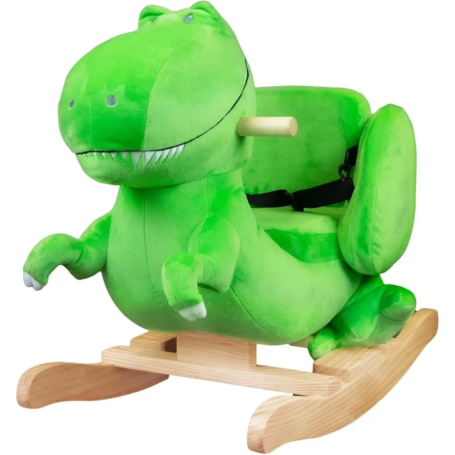 Hobbelpaard Dierendinosaurus voor kinderen van 10-36 maanden, 25 x 13 x 18 inch