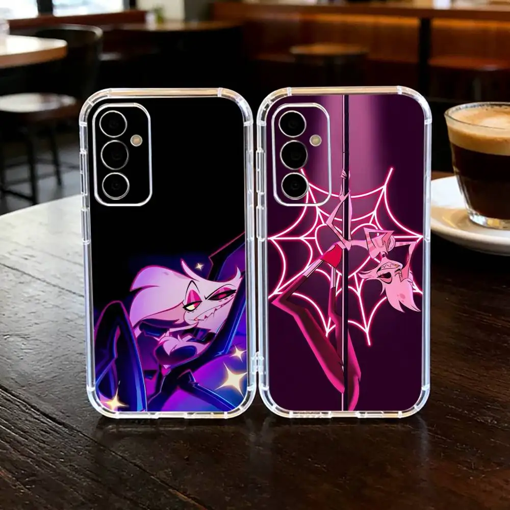 A-Angel Dust H-Hazbin H-Hotel   Phone Case For SamsungA10,12,20,21S,30,31,40,50,51,52,70,71 Transparent Cover