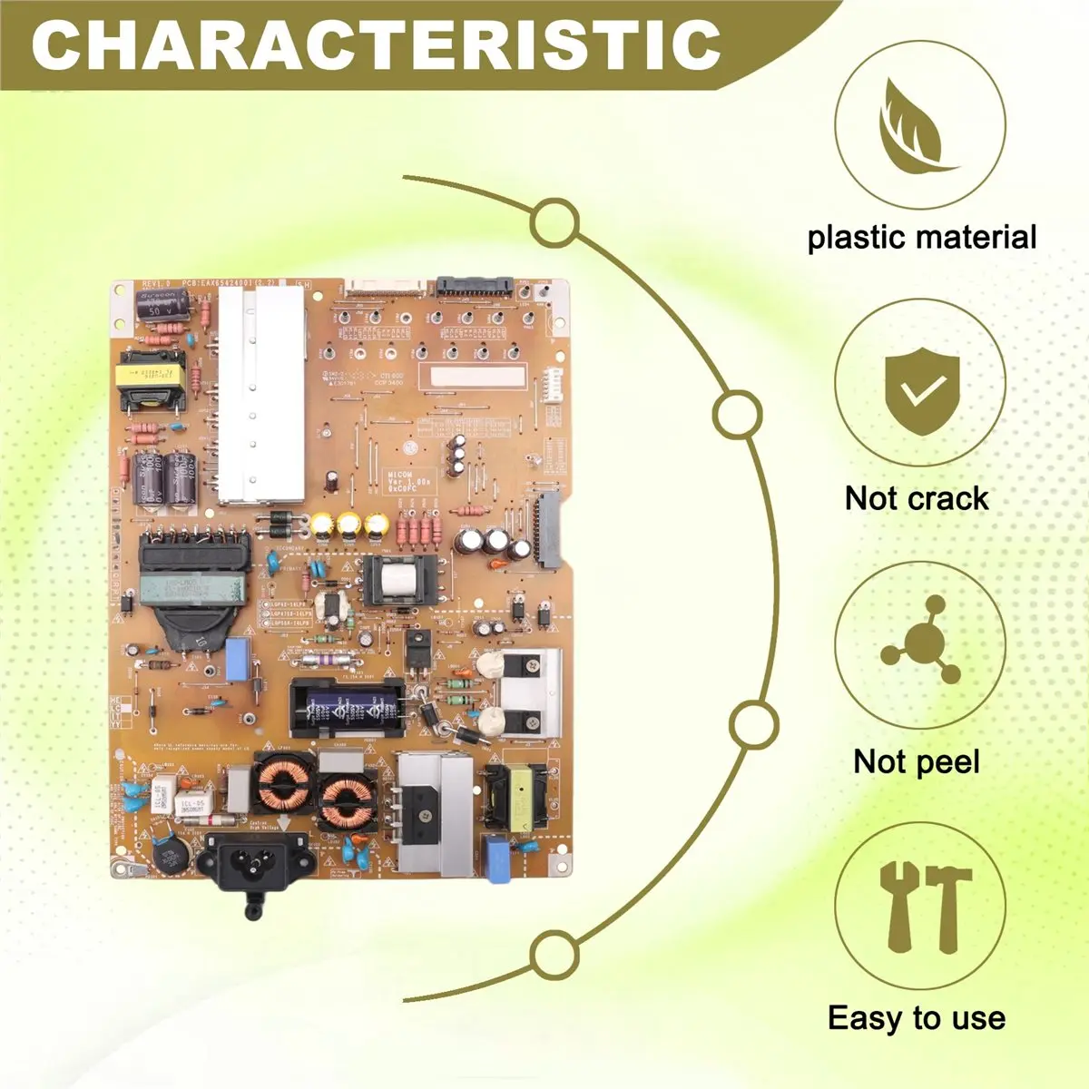 HowAA87 LGP42-14LPB Power Supply Board for LG TVs, Model EAX65424001 Replacement Power Board for 42LN519C-CC, for LGP42-13PL1