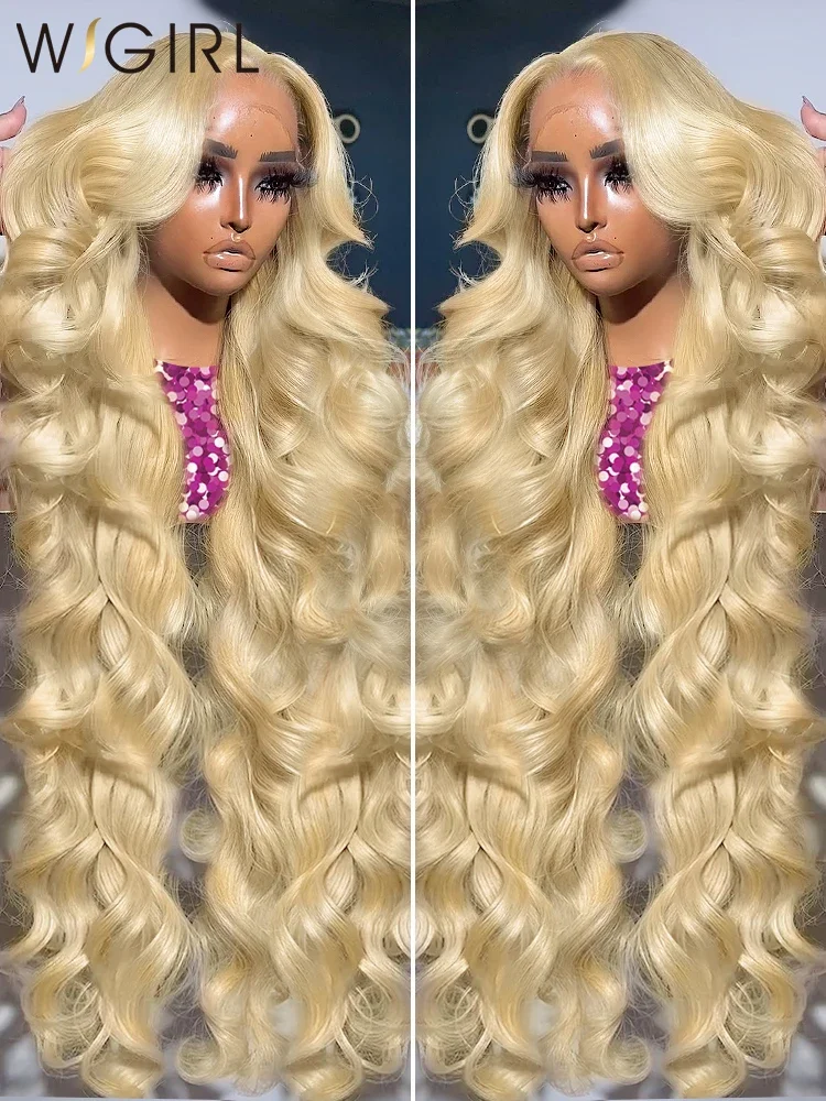 Wigirl Honey Blonde 613 Body Wave HD Transparent 13x4 13x6 Lace Front Human Hair Wigs Brazilian 5x5 Glueless Lace Frontal Wig