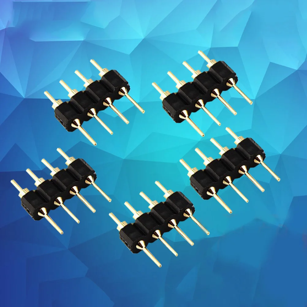 Rgb LED قطاع الفاصل كابل 4 دبوس 282 سنتيمتر الأبيض ل Smd 5050 3528 المزدوج الناتج وحدة تحكم واحدة اتصال تمديد #5