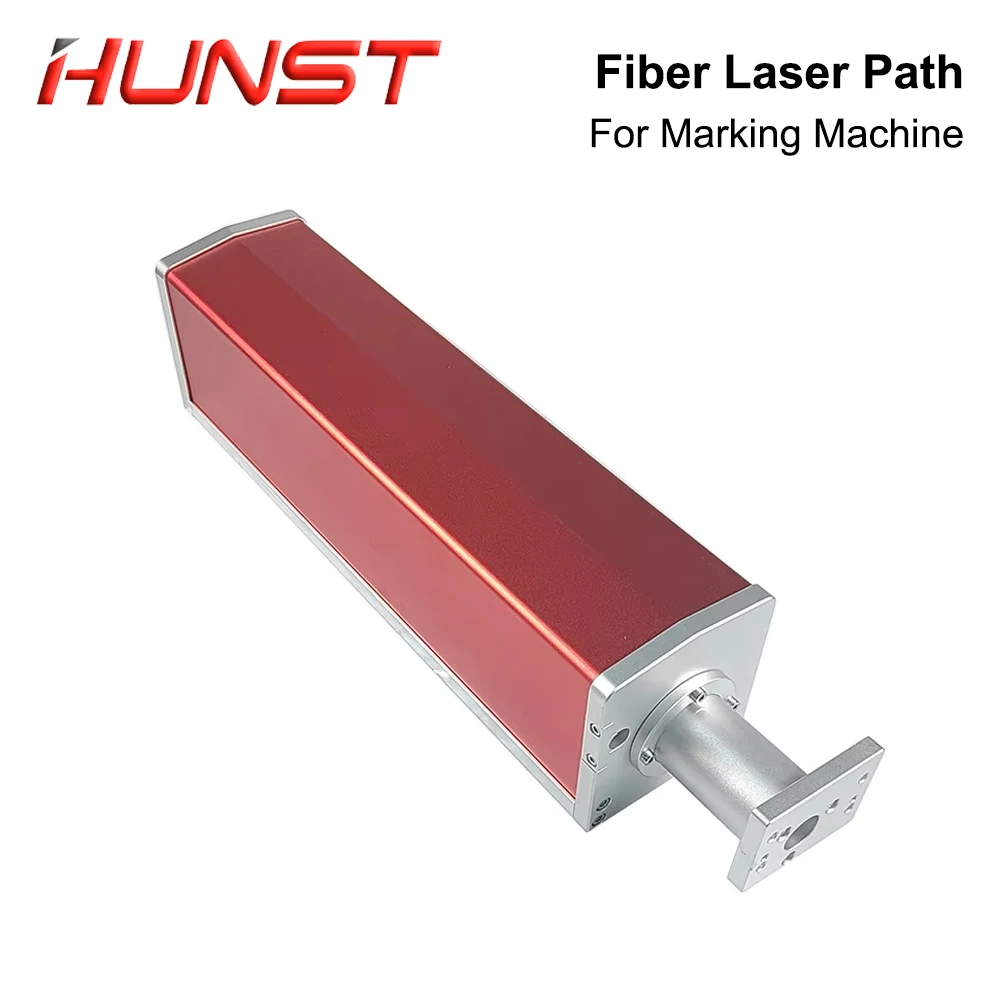 HUNST Fiber Laser Path Red Standard Fiber Laser Path Housing Rayucs MAX JPT Interface for Laser Marking Machine