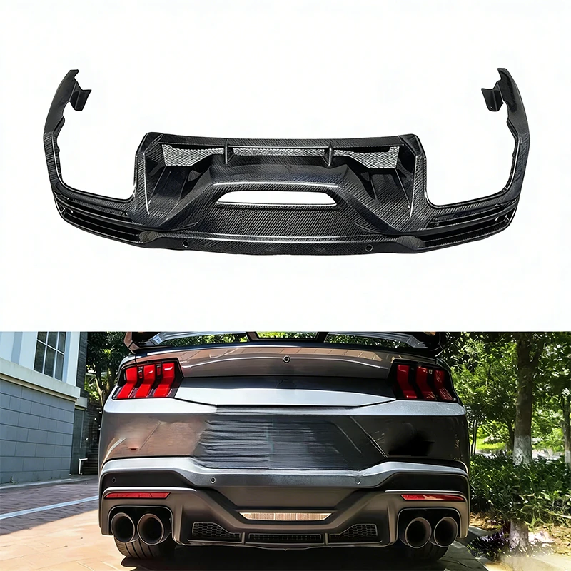 Factory Direct Carbon Fiber Rear Bumper Lip Kit for Sports Coupe 2024+ Off-Road Lightweight Exterior
