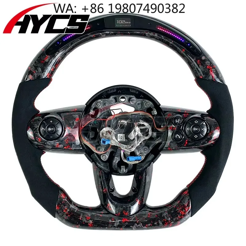 

JCW Sport Carbon Fiber Steering Wheel, MiniFit, High-quality Automotive Interior Refit Accessories