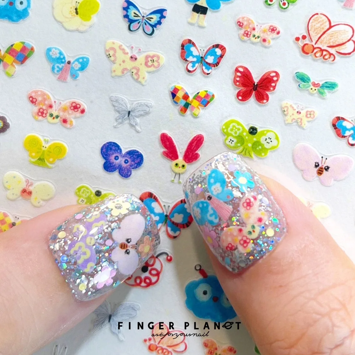 Hand-painted Style Manicure Stickers Ultra-thin Nail Stickers Nail Decals