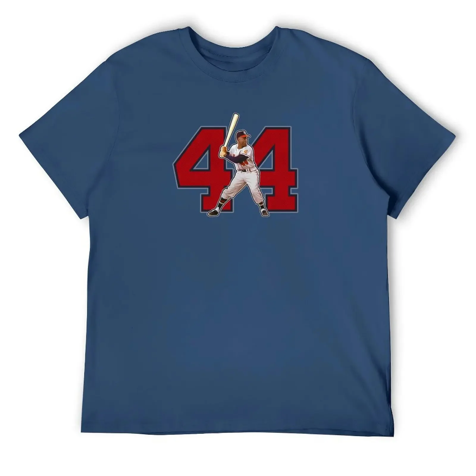 

44 - Hammerin Hank (original) T-Shirt vintage clothes valentines clothes men t shirts