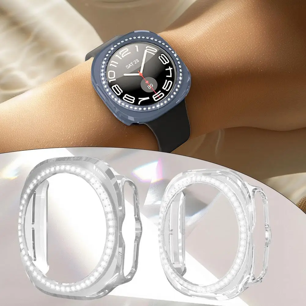 Шикарный чехол для часов 7 Ultra 47 мм Pc, прозрачный защитный чехол для часов 7 Ultra Access W2n6
