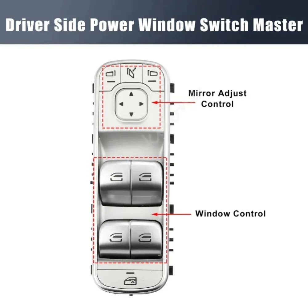 Car Accessories A1679054501 For Mercedes Benz GLS GLE W167 2019-2021 Electric Power Master Window Switch Control Lifter Button