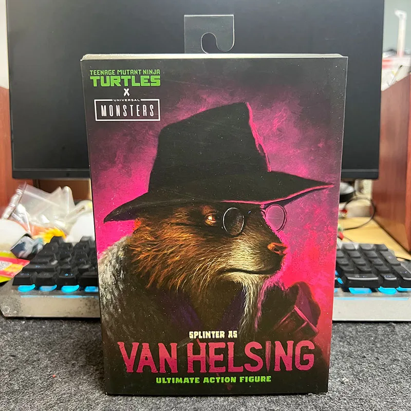 

Neca Ninja Turtles Splinter Van Helsing Anime Action Figure - Universal Monsters Statue Doll Toy for Collectors Gift