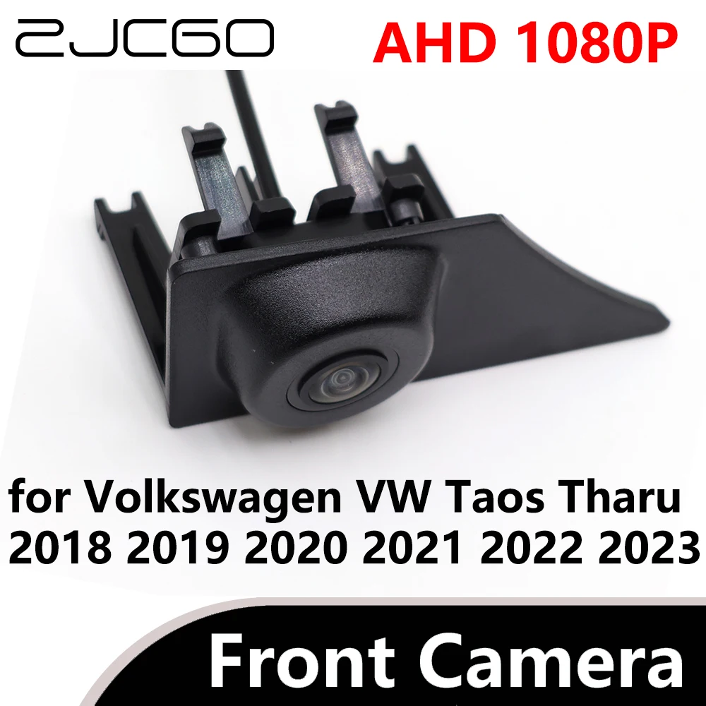 

ZJCGO AHD 1080P CVBS 480P 170° Car Parking LOGO Front View Camera for Volkswagen VW Taos Tharu 2018 2019 2020 2021 2022 2023