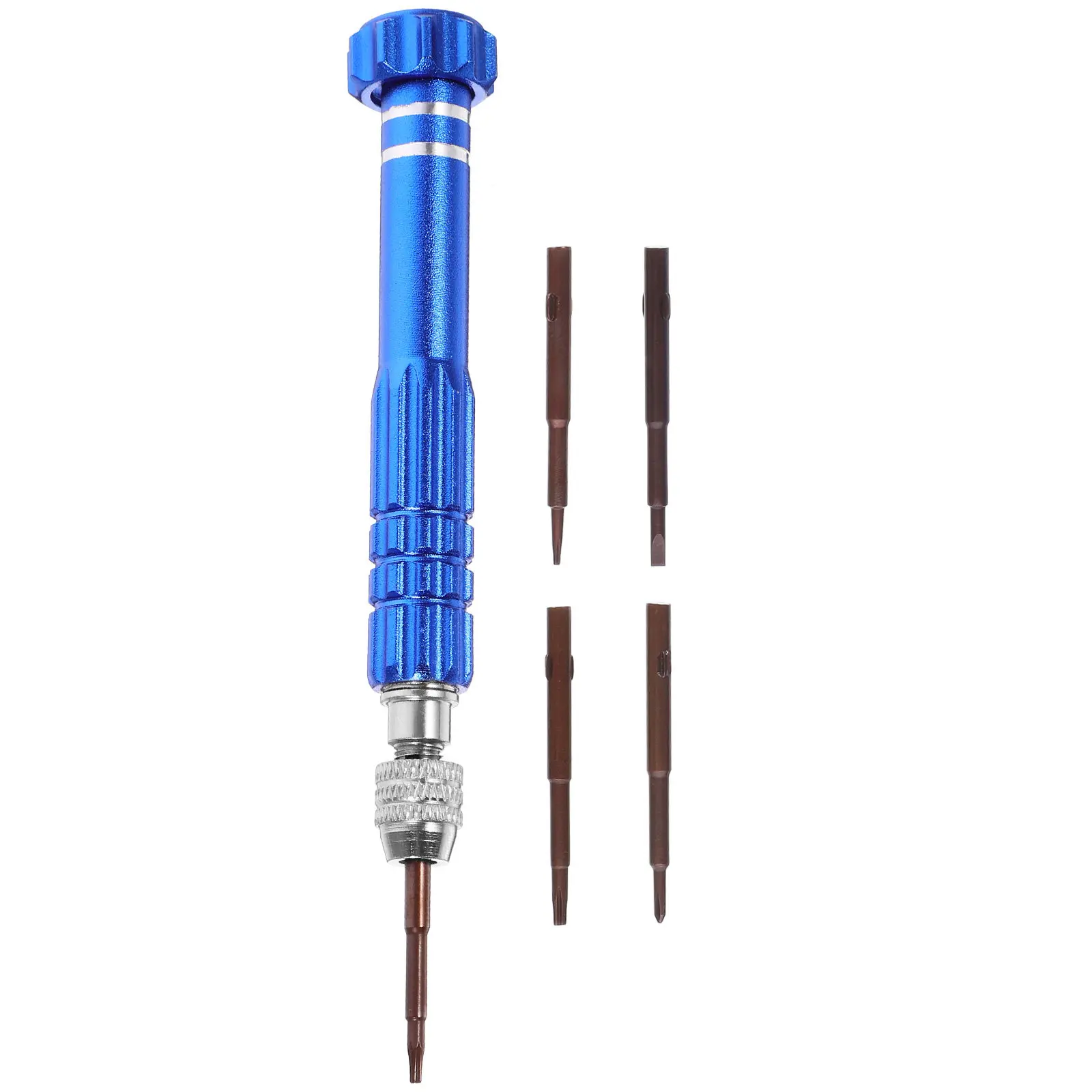 1Set 5 in 1 Detachable Precision Screwdriver Set for Phone Glasses Watch Repair Compact Sturdy Eyeglass Repair Kit Small