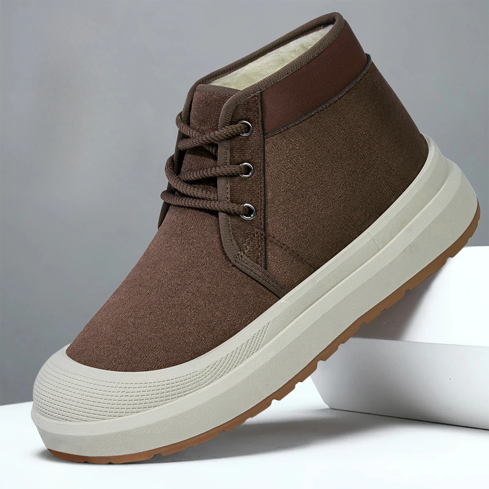 Winter Men's Snow Boots Warm F - Snow Boot Fur Lined recension och pris