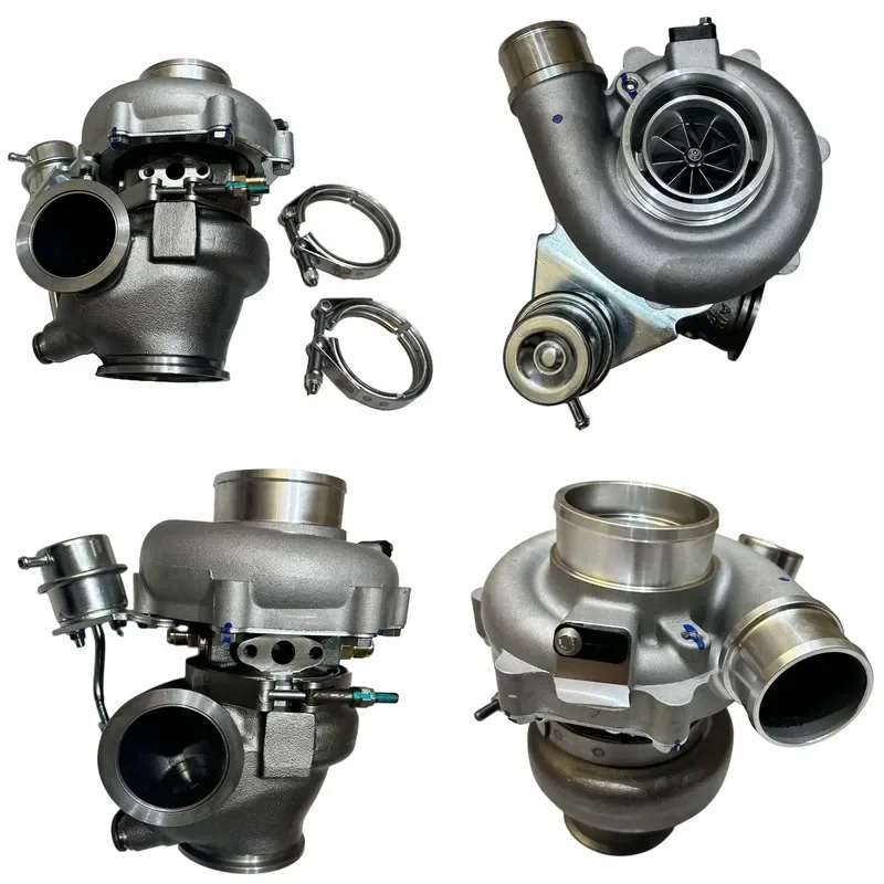 V Type Turbocharger Assembly with Exhaust Bypass G25 550 AR 0.72 Ball Bearing CW Standard Swivel for Refurbished Engines