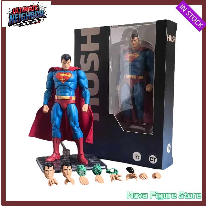 Auf Lager: CT Mafex 117 Comic-Version Silent Superman DC Justice League Bewegliche Actionfigur Spielzeug Sammlerstück Geschenke