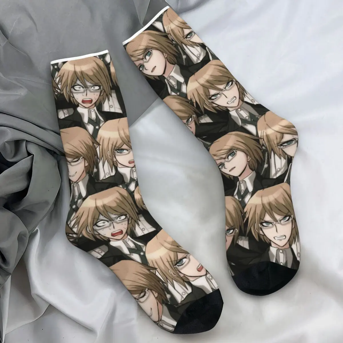 Byakuya Togami Socks Autumn meme Stockings Fashion Couple High Quality Socks Design Outdoor Sports Anti Slip Socks