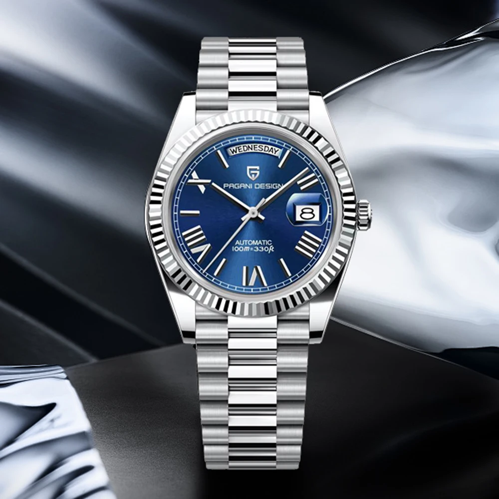 

Новинка 202, мужские часы PAGANI DESIGN, брендовые роскошные автоматические механические часы для мужчин, водонепроницаемые наручные часы с сапфировым зеркалом, мужские