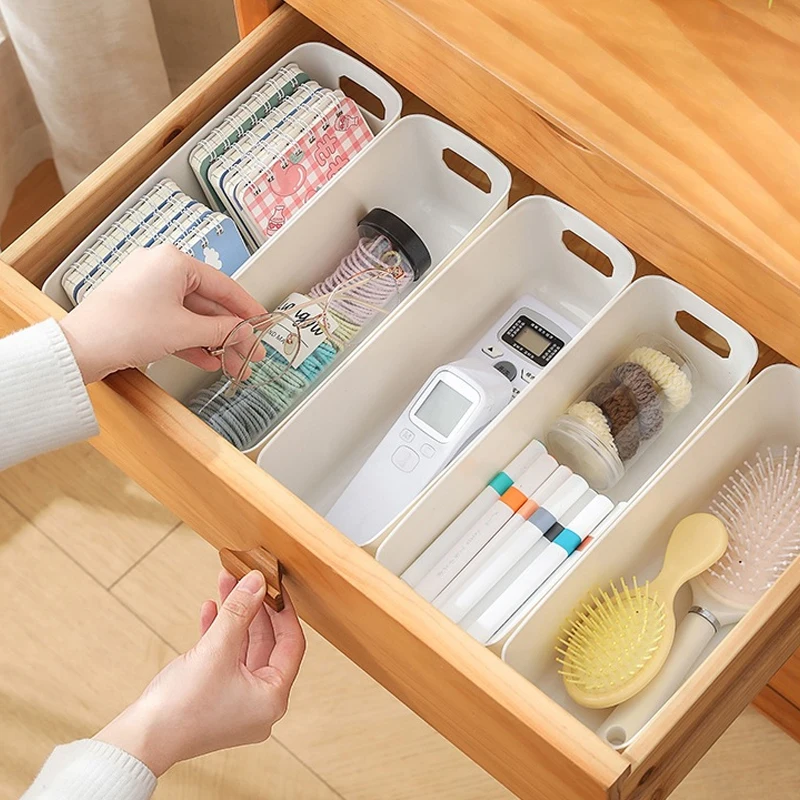 12 Pieces/Set Adjustable Drawer Storage Box, Cosmetics And Miscellaneous Shelf, Kitchen And Bathroom Storage Box