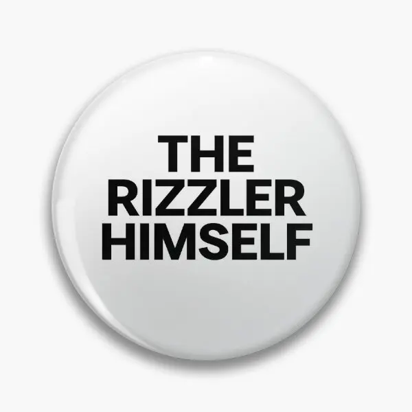 The Rizzler Himself  Soft Button Pin Clothes Women Cartoon Badge Lover Creative Decor Fashion Collar Hat Cute Jewelry Funny