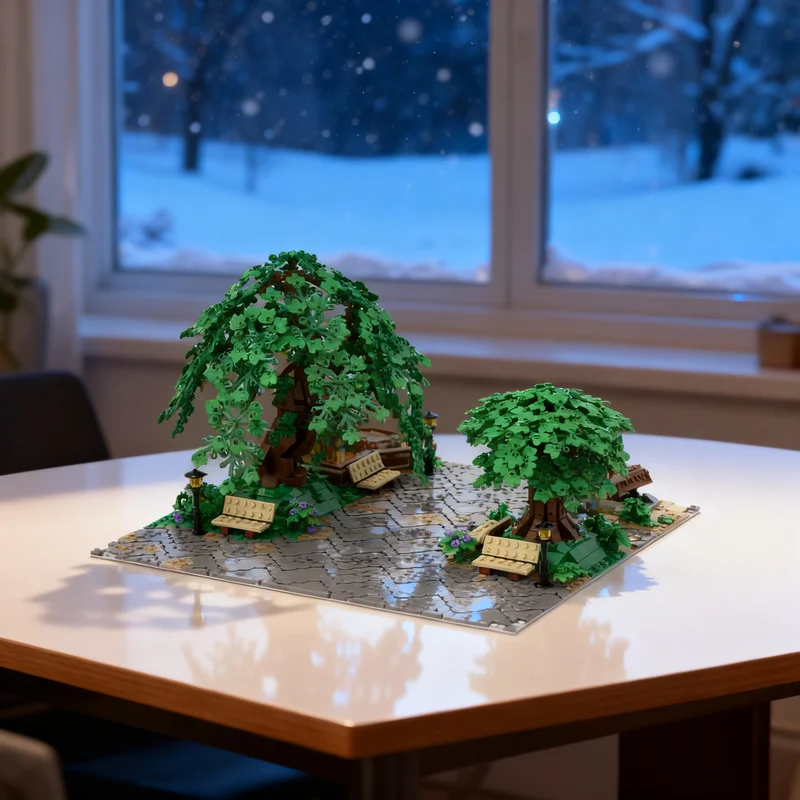 

2820 деталей MOC: Великая ива Бри из «Властелина колец» – модель-конструктор, креативный подарок, коллекционный декор, премиум-класс для детей