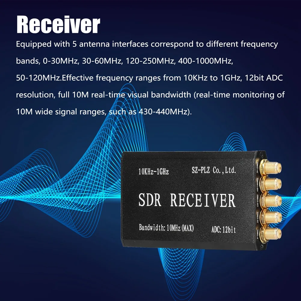 Imagem -02 - Receptor Sdr Gerador de Recipiente Simplificado Rádio Recebendo Moudle 10khz1ghz Rsp1 Msi2500 Msi001