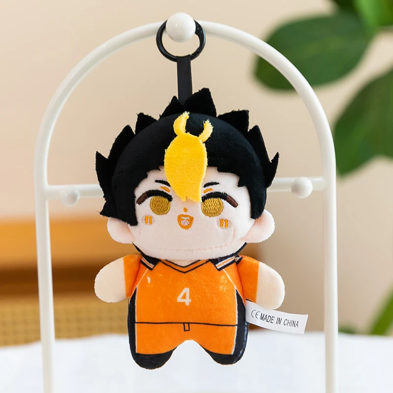 Haikyuu!! Anime Plüsch-Schlüsselanhänger Hinata Kageyama Oikawa Kuroo Nishinoya Puppe Taschenanhänger Sammlerstück Anhänger Rucksack Handtaschen-Deko – Detail 7