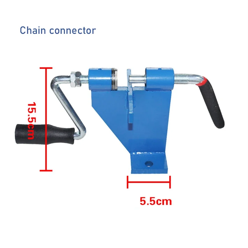 Dispositivo di rivettatura della catena del connettore della catena della sega a catena Mini attrezzatura per la riparazione e la connessione della