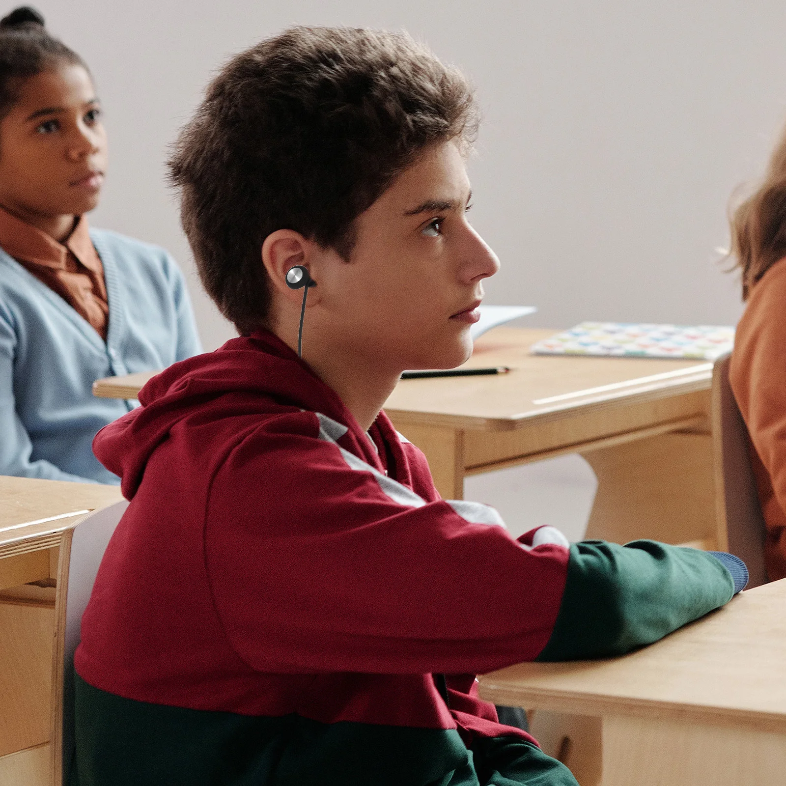 سدادات أذن من السيليكون لتقليل الضوضاء، سلك أسود للسفر والشخير، حماية السمع، حماية الأذن للحفلات الموسيقية #5