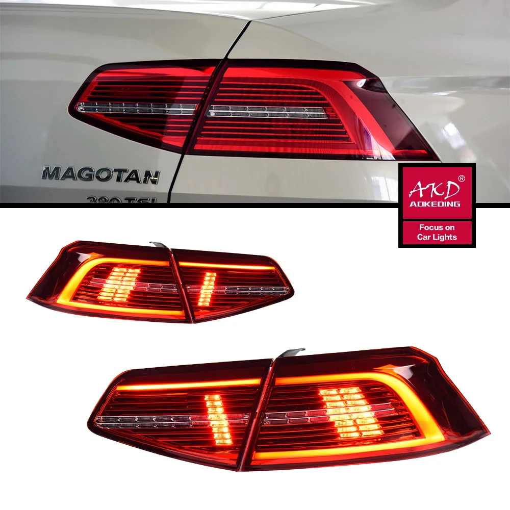 

Taillight For 16-19 Passat B8 Original Type Tail Lights With Sequential Turn Signal No Animation Brake Lighthouse Facelift