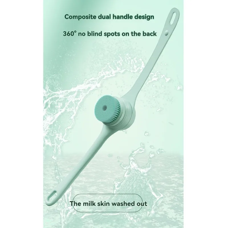 A61I Waterproof Rechargeable Electric Body For Cleansing Brush With 3 Replacement Heads, For Cleansing And Massaging Bath Tool S