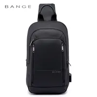 Bange Backpack for men Bag Men's Crossbody Bags for 7.9 Tablet Waterproof Shoulder Bag USB Charging Chest Pack Sports Sling Bags