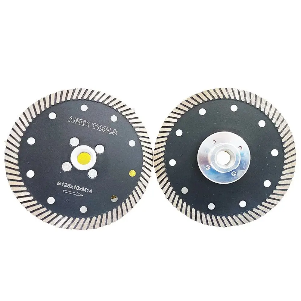 125mm M14 Diamond Saw Blade Granite Slotted Grinding Sheet Marble Blade Saw Blade Stone Cutting Blade Grinding Disc Wheel Cup