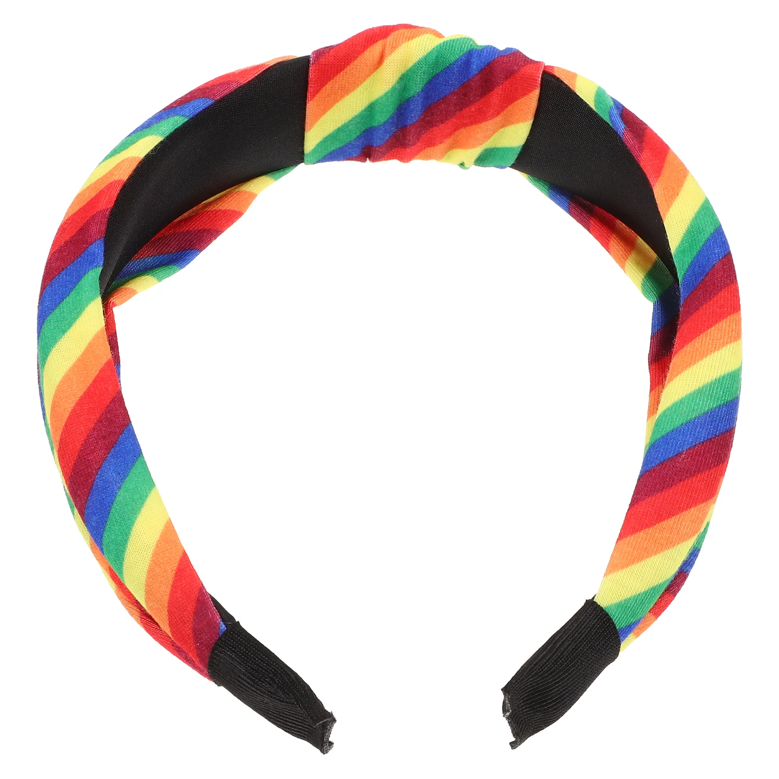 

Rainbow Headband Women Headbands for Hair Knot Accessories Knotted Fashion Thick Toppers