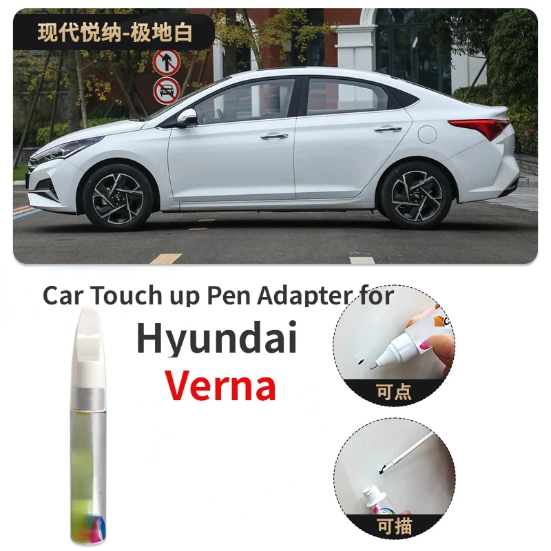 

Car Touch up Pen Adapter for Hyundai Verna Paint Fixer Polar White Chinese Red Yuena RV Supplies Car Scratches Fabulous Repair