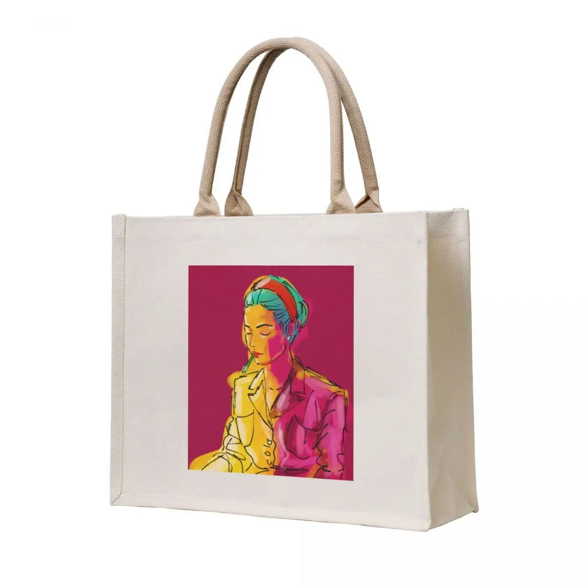 

Simone de Beauvoir Tote Bag Canvas Woman shopper bag tote bag canvas Beach
