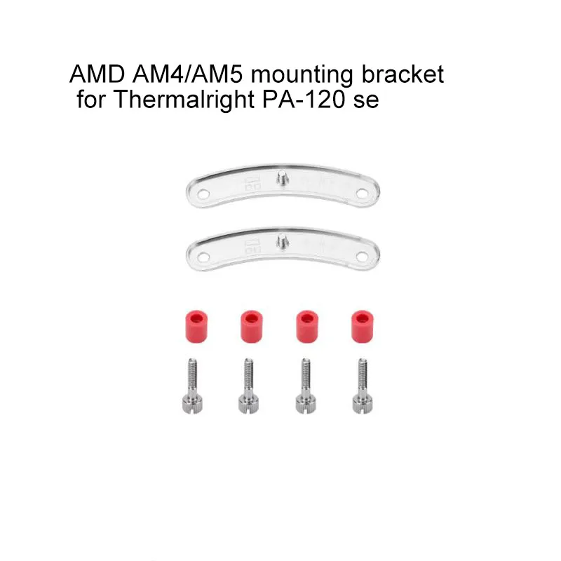 Staffa Dissipatore AM4 Per CPU – Backplate In ABS Con Viti Per Scheda Madre B350/X370/A320/X470, Supporto Laterale Per Raffreddamento